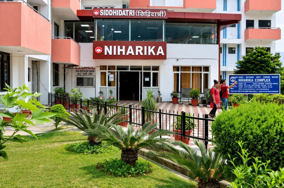 Niharika Bhawan entrance in Katra
